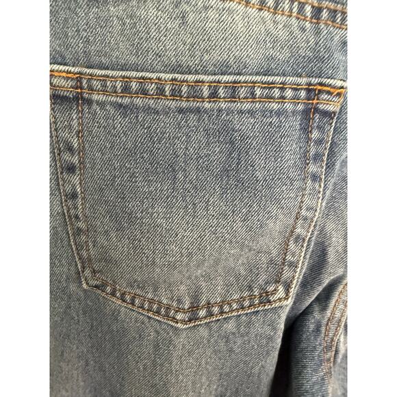 Future Collective Kahlana Barfield Brown High Rise Straight Jeans Size 2 - Picture 4 of 6